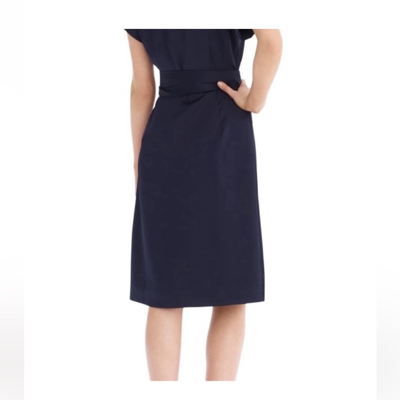 J Crew navy wrap dress - Picture 2 of 9